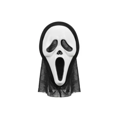 PartyDeco Maska Halloween z kapturem 18x31cm