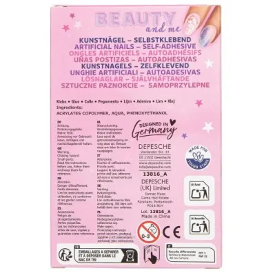 Sztuczne paznokcie Top Model BEAUTY&ME samoprzylepne 13816A Depesche