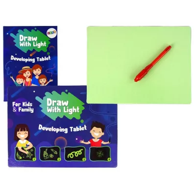 Tablica �wietlna do szkicowania + d�ugopis LeanToys