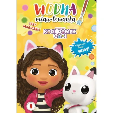 Malowanka wodna A4 Miau-lowanka jest magicznie. Koci Domek Gabi