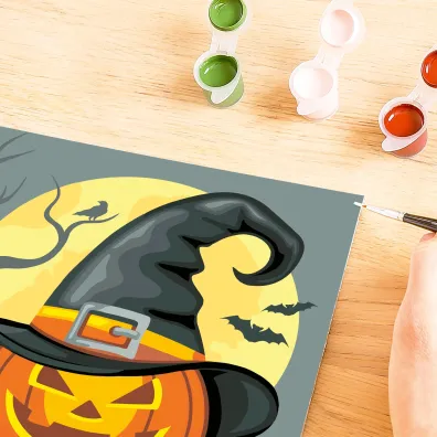 Malowanie po numerach CreArt - Weso�ego Halloween Ravensburger