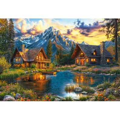 Puzzle 1000 el. The Bath Fantasy Castorland