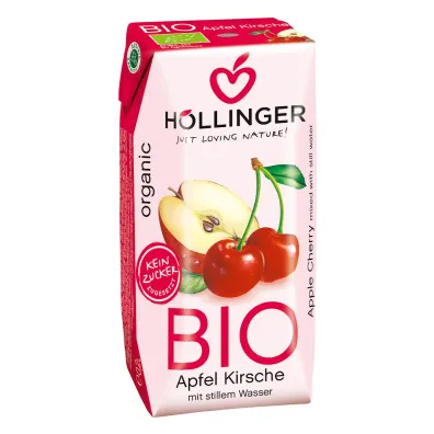 Hollinger Nektar jab�kowo-wi�niowy 200 ml Bio