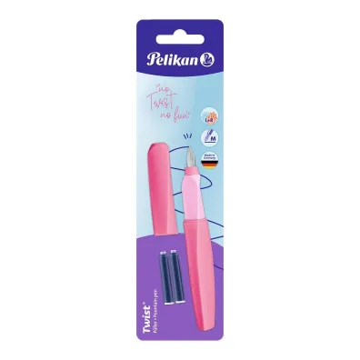Pelikan Pi�ro wieczne Twist Stal. M Berry Pink + naboje