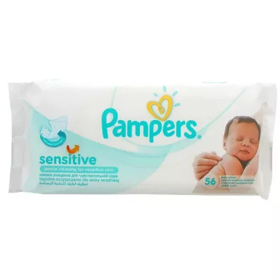 Pampers Chusteczki nawil�ane dla niemowl�t Sensitive 56 szt.