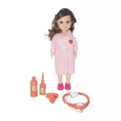 Lalka 32cm lekarka na baterie MIX Swede