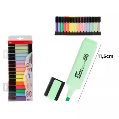 Mp Main Paper Zakre�lacz fluorescencyjny pastel 16 szt.