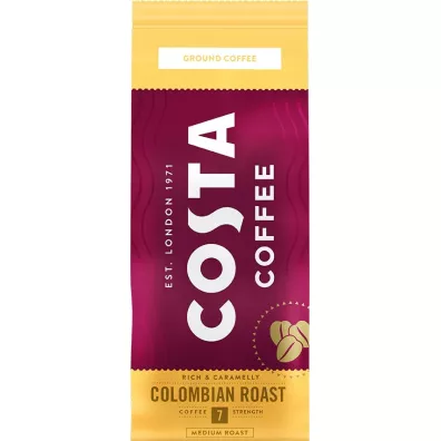Costa Coffee Zestaw Kawa mielona Colombian Roast 5 x 200 g