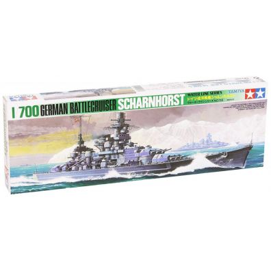 Model plastikowy Niemiecki krążownik Scharnhorst Tamiya