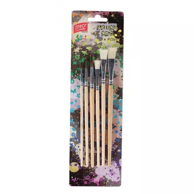 Easy Stationery P�dzelki 6 szt.