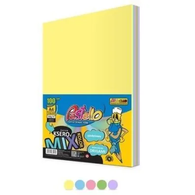 Alfa Pastello Papier ksero A4 160g 5 kolor�w pastel 100 kartek