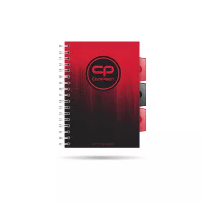 CoolPack Ko�ozeszyt A5 PP Gradient Cranberry kratka 100 kartek