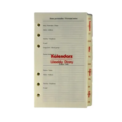 Drops Office Collection Organizer 2026 Cambridge Premium czarny