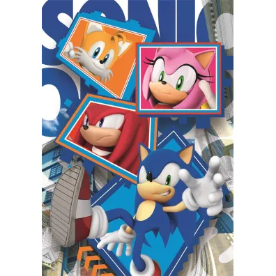 Puzzle 104 el. SuperColor. Sonic Clementoni