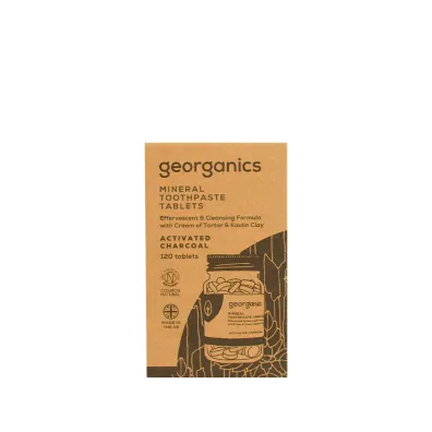 Georganics Naturalne tabletki do mycia z�b�w, Activated Charcoal 120 tab.