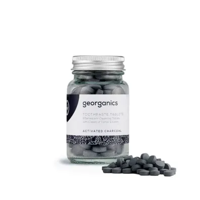 Georganics Naturalne tabletki do mycia z�b�w, Activated Charcoal 120 tab.