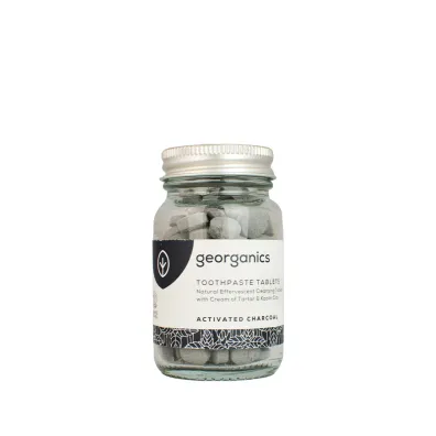 Georganics Naturalne tabletki do mycia z�b�w, Activated Charcoal 120 tab.