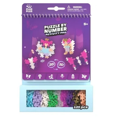 Klocki Plus-Plus puzzle by number las 125el