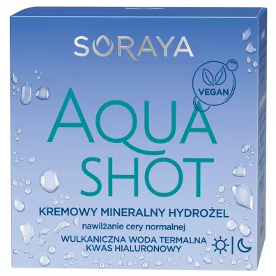 Soraya Aqua Shot kremowy mineralny hydro�el do cery normalnej 50 ml