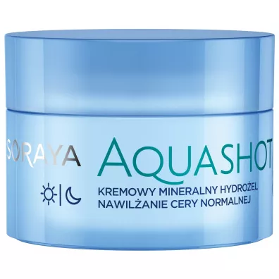 Soraya Aqua Shot kremowy mineralny hydro�el do cery normalnej 50 ml