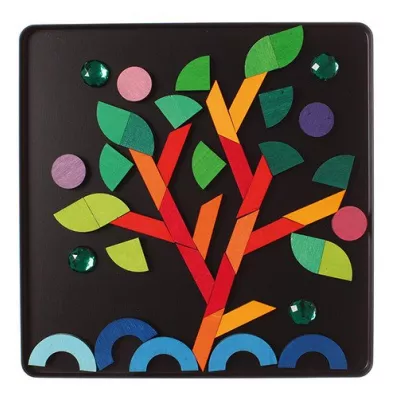 Ukadanka magnetyczna Ksztaty Geometryczne i Klejnoty, 6+, Grimm's Grimms