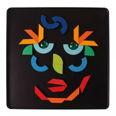 Ukadanka magnetyczna Ksztaty Geometryczne i Klejnoty, 6+, Grimm's Grimms
