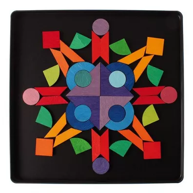 Ukadanka magnetyczna Ksztaty Geometryczne i Klejnoty, 6+, Grimm's Grimms