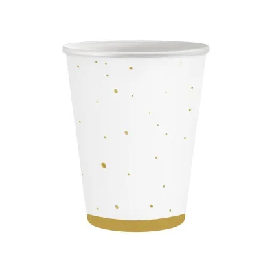 Godan Kubeczki papierowe Celebrate z�ote 250ml