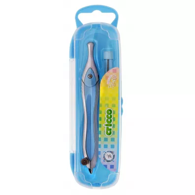 Cyrkiel szkolny z grafitami pastel etui mix CRICCO