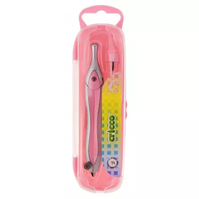 Cyrkiel szkolny z grafitami pastel etui mix CRICCO