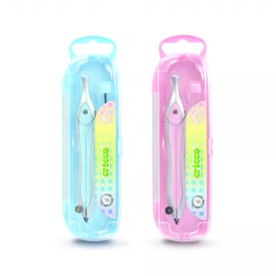 Cyrkiel szkolny z grafitami pastel etui mix CRICCO