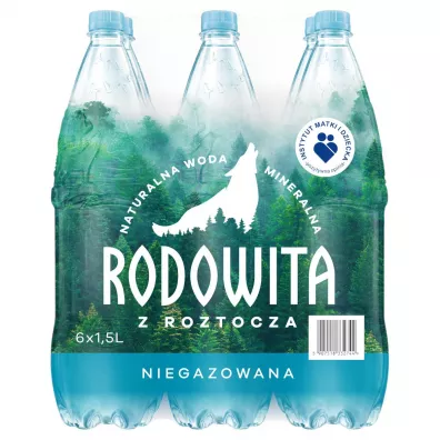 Rodowita z Roztocza Woda mineralna niegazowana Zgrzewka 6 x 1.5 l