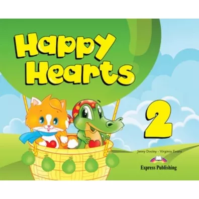 Happy Hearts 2. Podr�cznik + zestaw naklejek - Jenny Dooley, Virginia Evans
