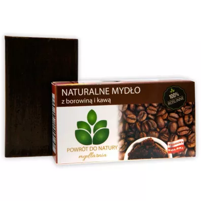 Mydlarnia Powr�t do Natury Ro�linne myd�o z borowin� i kaw� (100% naturalne) 100 g