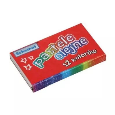 Schemat Pastele olejne 12 kolor�w 12 szt.