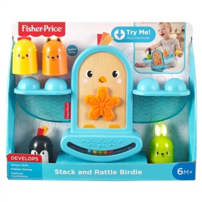 Fisher-Price Kolorowe zwierz�tka Ptaszek kiwaczek Mattel