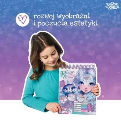 Nebulous Stars Szkicownik z metalicznymi pisakami M Iceana