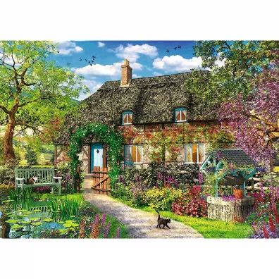 Puzzle 2000 el. Wiejska chatka Trefl