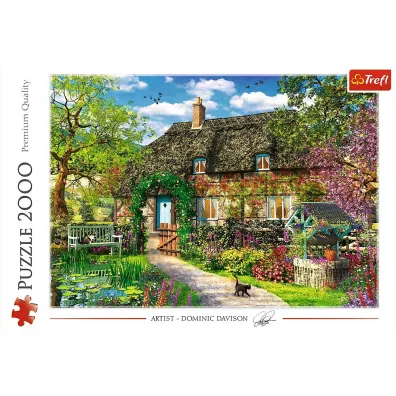 Puzzle 2000 el. Wiejska chatka Trefl