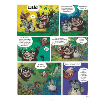 M�j pierwszy komiks 5+ Dziobak Toto i drapie�niki. Dziobak Toto. Tom 3
