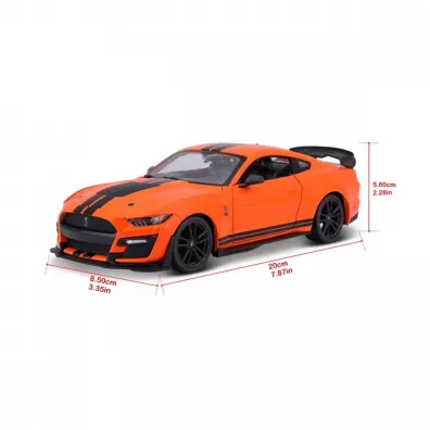 Model kompozytowy 2020 Mustang Shelby GT500 pomaraczowy 1:24 Maisto
