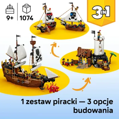 LEGO Creator Legendarny statek piracki 31387