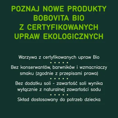 BoboVita Obiadek Kurczaczek z marchewką i groszkiem po 6. miesiącu 190 g Bio BoboVita Obiadek Kurczaczek z marchewką i groszkiem po 6. miesiącu 190 g Bio