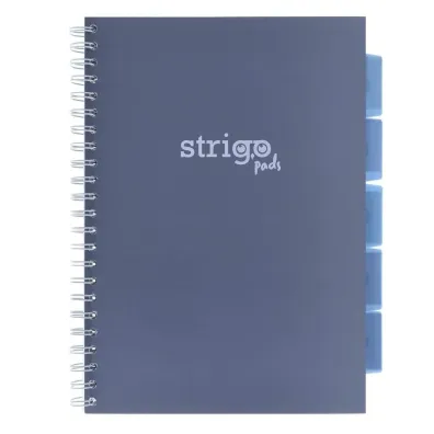 Strigo Ko�ozeszyt Pads A4 Pastel granatowy kratka 100 kartek