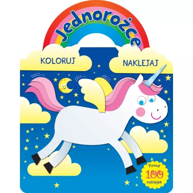 Jednoro�ce. Koloruj i naklejaj
