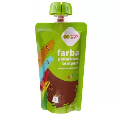 Happy Color Farba plakatowa tempera br�zowy 100 ml