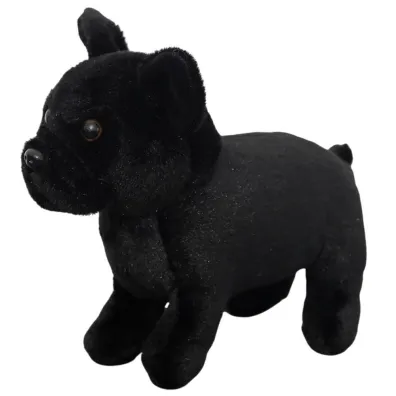 Maskotka Ma�y Pies czarny 19cm LeanToys