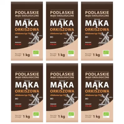 BioLife Mka Orkiszowa chlebowa Zestaw 6 kg Bio