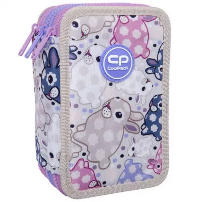 Pirnik 3-komorowy z wyposaeniem Coolpack Jumper 3 White Bunny