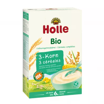 Holle Kaszka 3 zboa bezmleczna bez glutenu 250 g bio